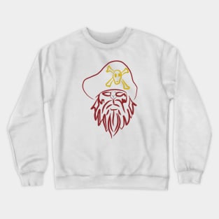 Abstract pirate Crewneck Sweatshirt